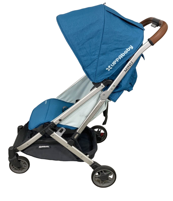 secondhand UPPAbaby MINU Stroller, 2018, Ryan (Teal Melange)