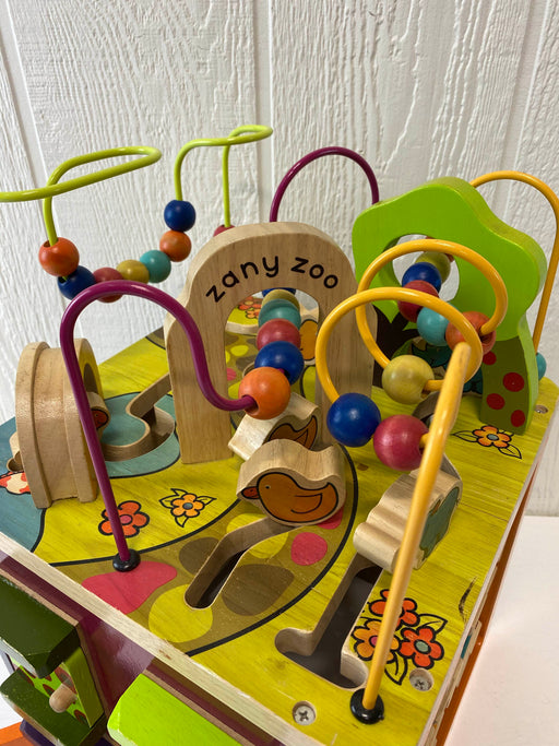 secondhand B. Toys Zany Zoo Wooden Activity Cube