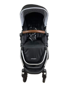 secondhand Mockingbird Single Stroller, 2023, Black, Watercolor Drops, Silver With Penny Leather