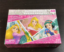 used Cardinal Disney Puzzle, Princess Glitter Puzzle