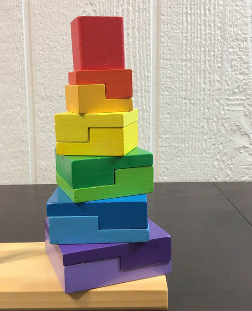 secondhand Melissa & Doug Geometric Stacker