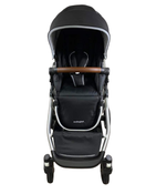 secondhand Mockingbird Single to Double Stroller, 2022, Silver with Penny Leather, Watercolor Drops, Black