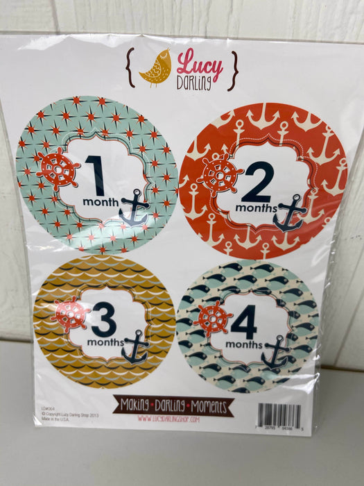 used Lucy Darling Milestone Stickers