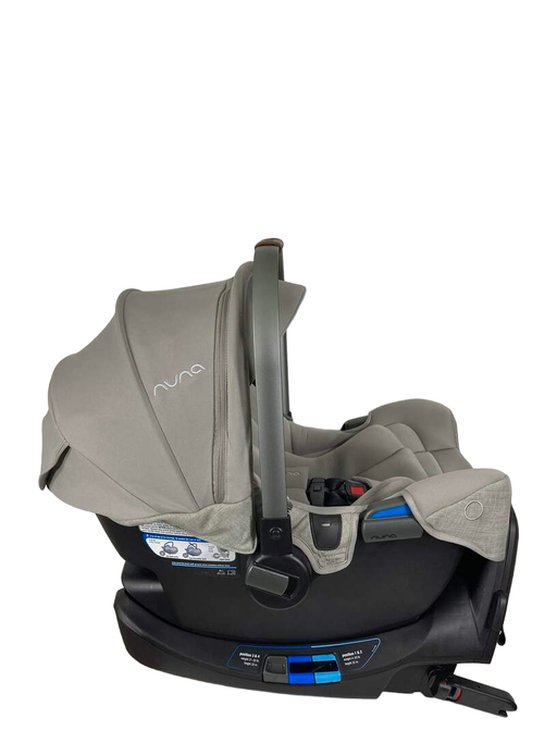 secondhand Nuna PIPA rx Infant Car Seat with RELX Base, 2023, Hazelwood