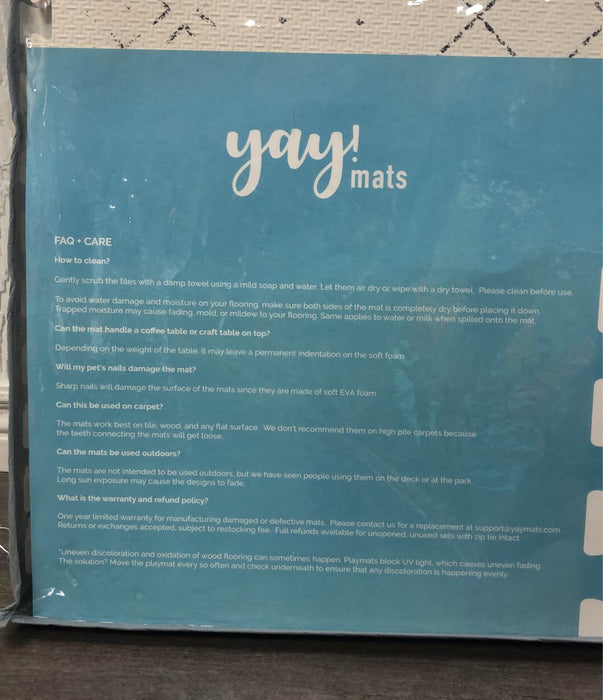secondhand Yay! Mats Foam Play Mats