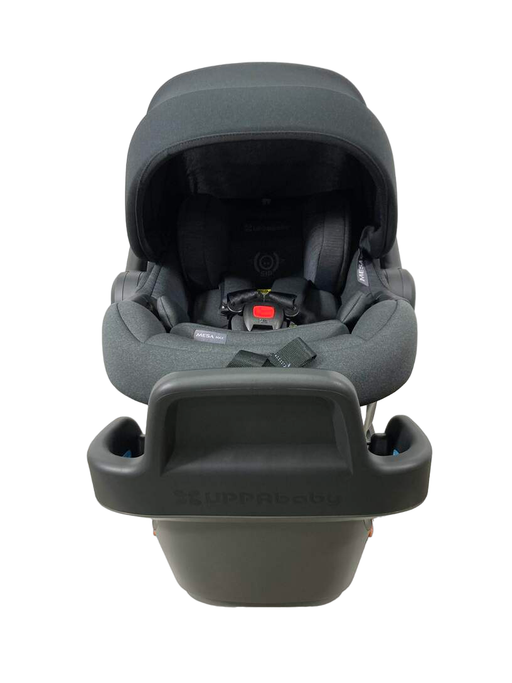 secondhand UPPAbaby MESA MAX Infant Car Seat and Base, Jake Charcoal, 2023