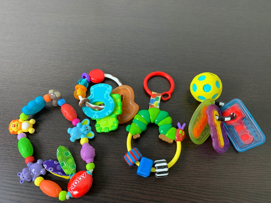 used BUNDLE Teething And Grasping Toys