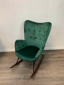 used Furniture R Velvet Rocking Chair