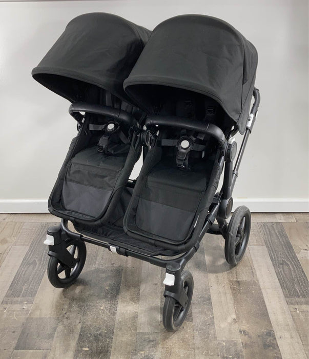 bugaboo sit and stand Bugaboo Donkey2 Twin Sit and Stand Stroller, Midnight Black, 2021