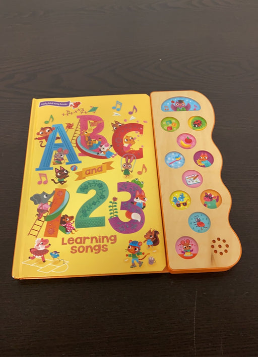 used Early Bird Song Books ABC & 123 Learning Songs