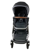 secondhand Mockingbird Single to Double Stroller, 2022, Silver with Penny Leather, Windowpane, Black 