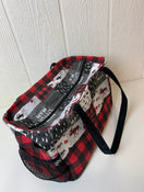 secondhand A Stitch Above The Clouds Little Man Moose With Plaid Diaper Bag