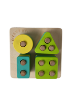 used Lovevery Sort and Stack Peg Puzzle