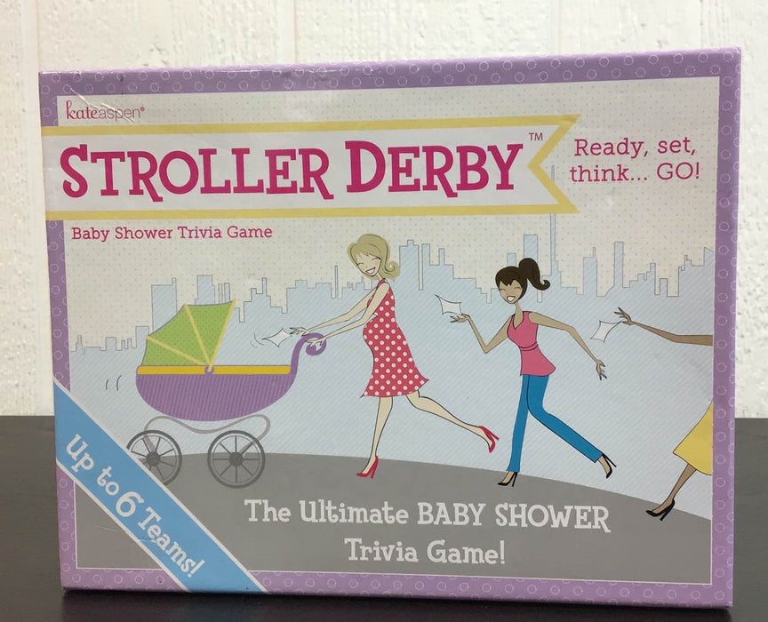 used Kate Aspen Stroller Derby Baby Shower Trivia Game