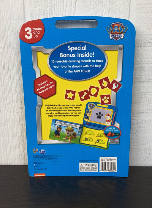 secondhand PAW Patrol Learning Book with Magnetic Drawing Pad