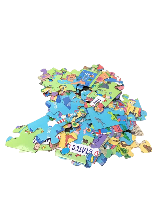 secondhand Peter Pauper Press Jumbo Floor Puzzle, 48 Pieces, USA