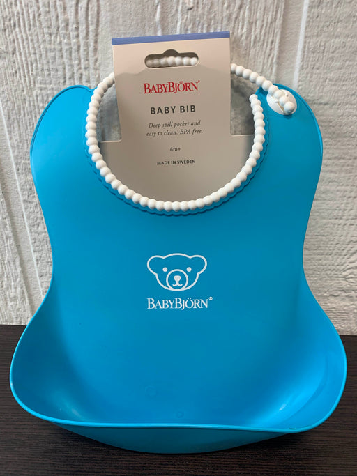 used BabyBjorn Bib, Turquoise