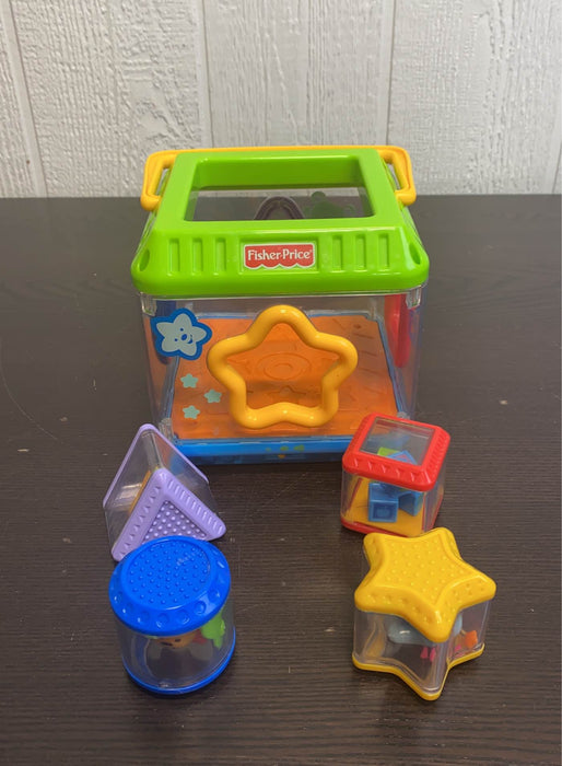 secondhand Fisher Price Peek A Blocks Shape Sorter