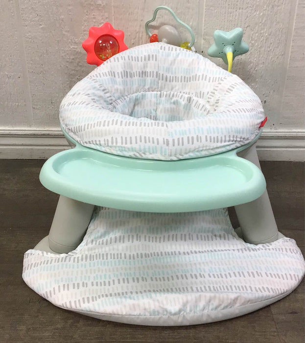 secondhand Skip Hop 2-in-1 Sit-up Activity Baby Chair, Silver Cloud Lining