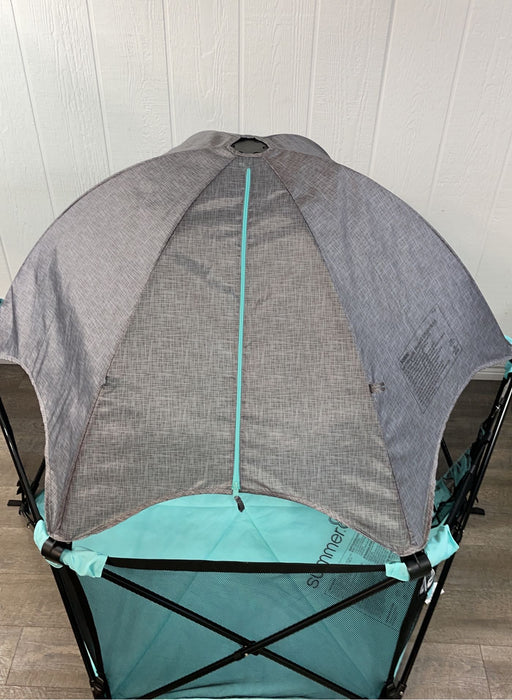 secondhand Summer Infant Pop 'N Play Portable Playard With Canopy