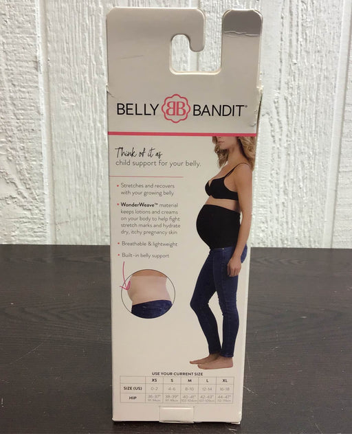 secondhand Belly Bandit Belly Boost Pregnancy Support Wrap, S (4-6), Black