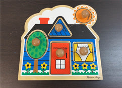 used Melissa & Doug Jumbo Knob Puzzle