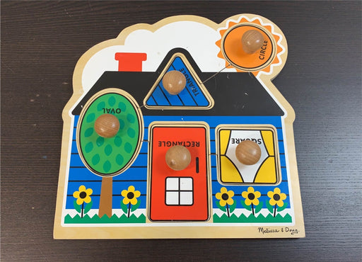 used Melissa & Doug Jumbo Knob Puzzle