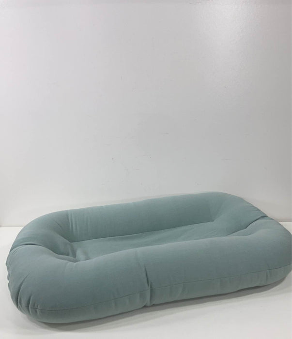 used Snuggle Me Organic Sensory Infant Lounger, Slate