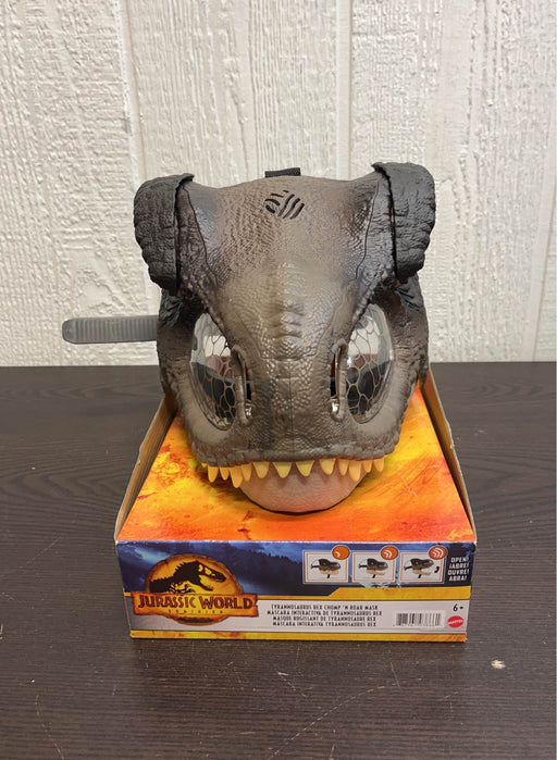 secondhand Jurassic World Tyrannosaurus Rex Chomp N Roar Mask