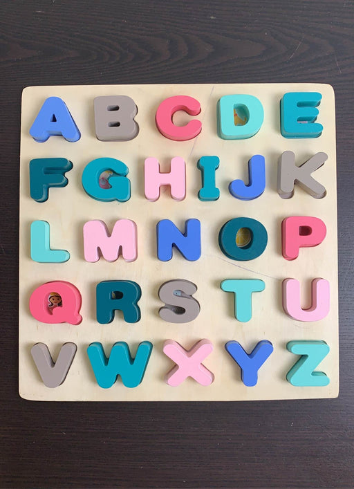 used Wooden Alphabet Puzzle