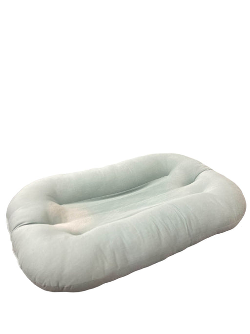 used Snuggle Me Organic Sensory Infant Lounger, Slate