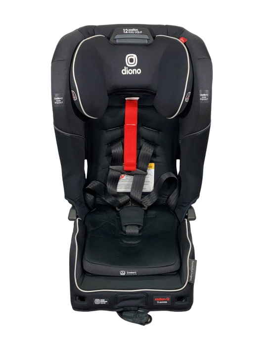 used Diono Radian 3QXT Convertible Car Seat, Black Jet, 2020