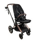 used Cybex PRIAM Stroller, Rosegold, Deep Black, 2022