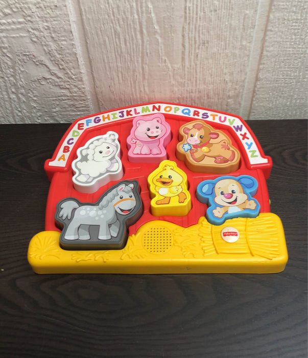 used Fisher Price Laugh & Learn Farm Animal Puzzle