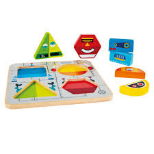 Hape Robot Sort & Stand Up Puzzle