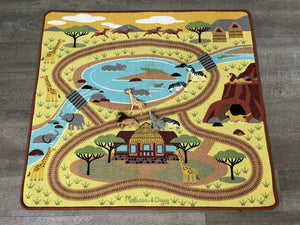 Melissa and doug safari clearance rug