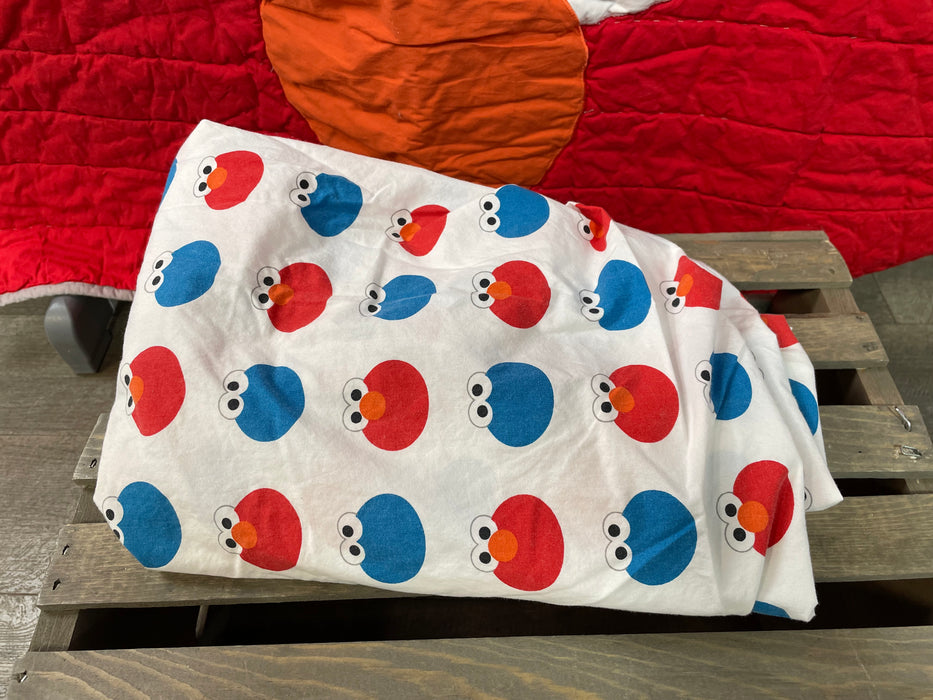 Land Of Nod Sesame Street All Eyes Elmo Crib Bedding