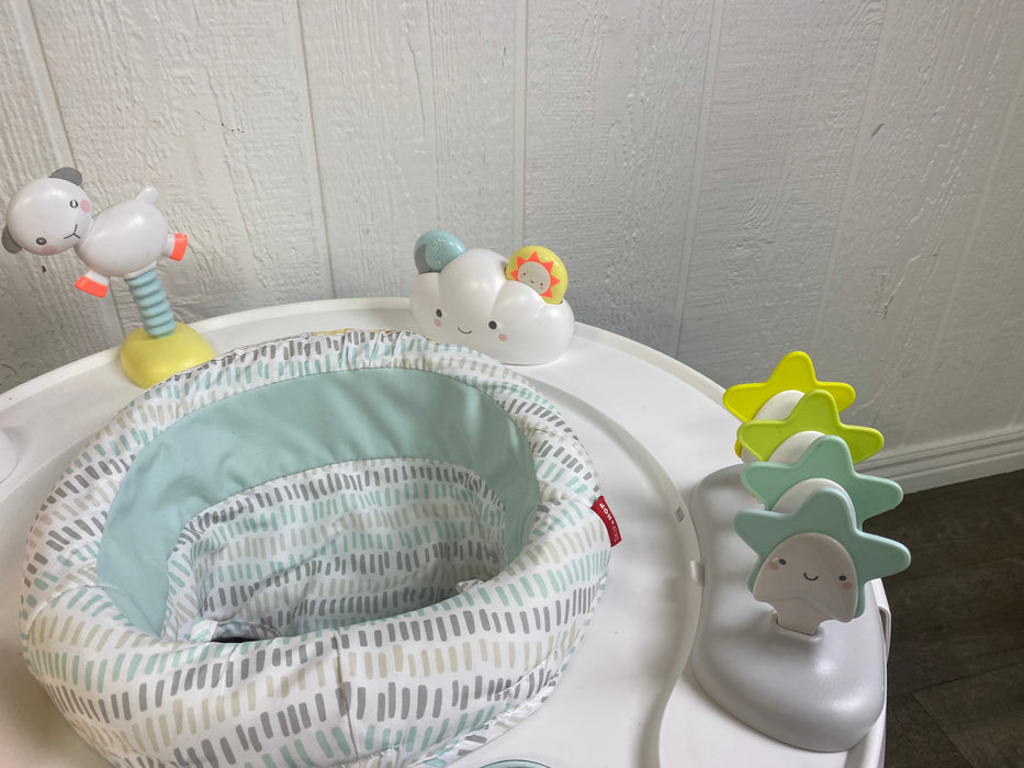 Shop Skip Hop Explore and More Baby's View 3-Stage Activity Center, Silver Lining Cloud at GoodBuy Gear