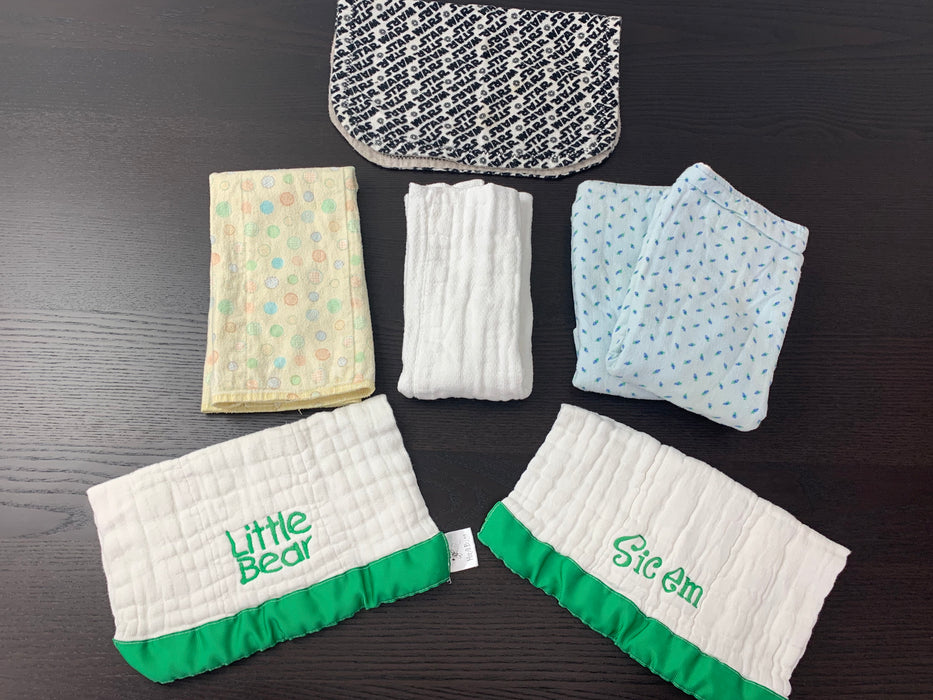 BUNDLE Prefold Diapers and Burp Cloths