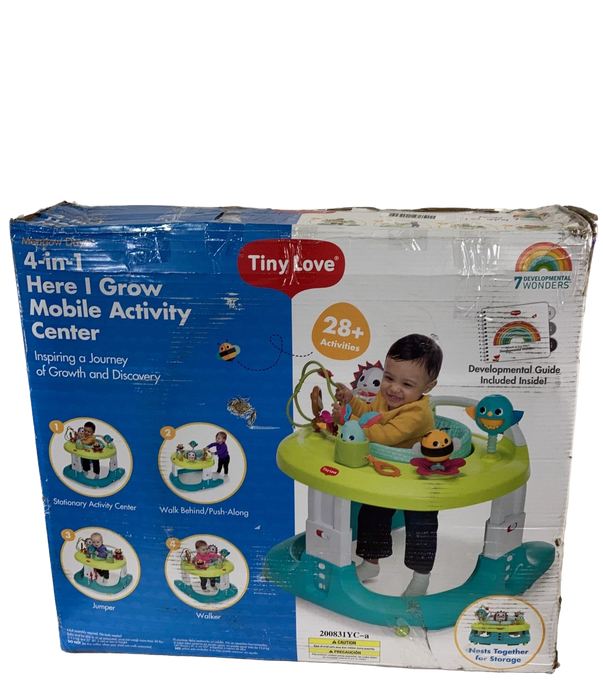 Tiny Love Here I Grow 4-in-1 Baby Walker And Activity Center, Meadow Days