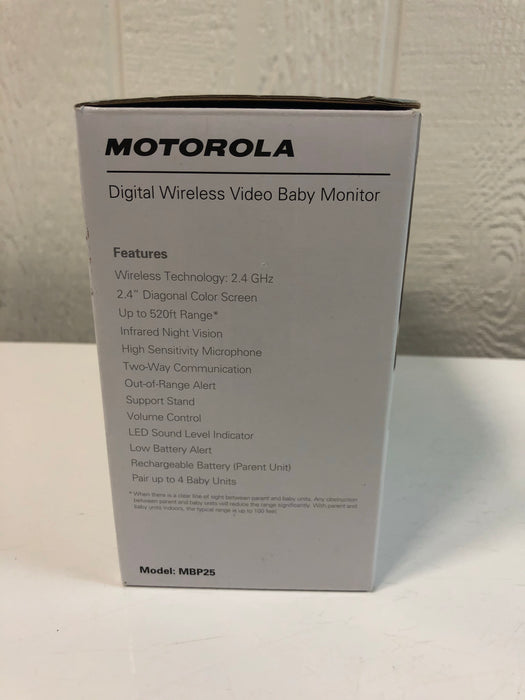 Motorola Video Baby Monitor, MBP25