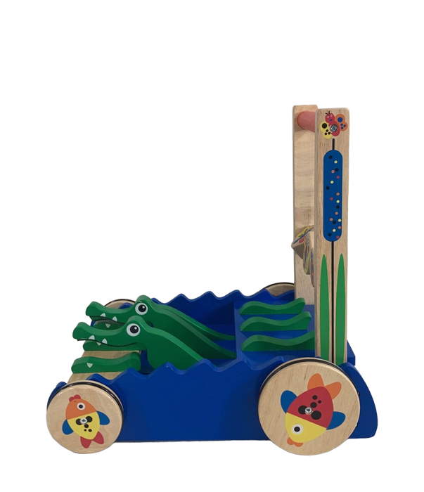 Melissa & Doug Chomp and Clack Alligator Push Toy