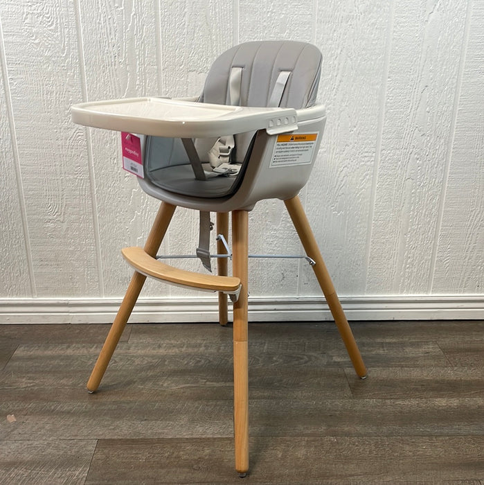 Baby Joy Convertible Wooden High Chair