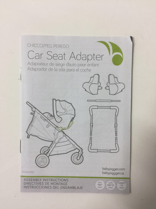 Baby Jogger Car Seat Adapter (City Select, City Select LUX, City Premier) For Chicco/Peg Perego