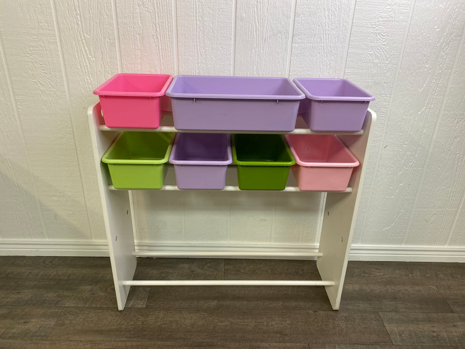 Toy Organizer With Bins