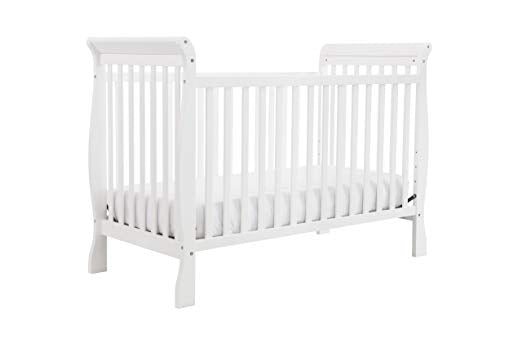 Davinci Jamie Stationary Crib with Naturepedic Organic Mattress