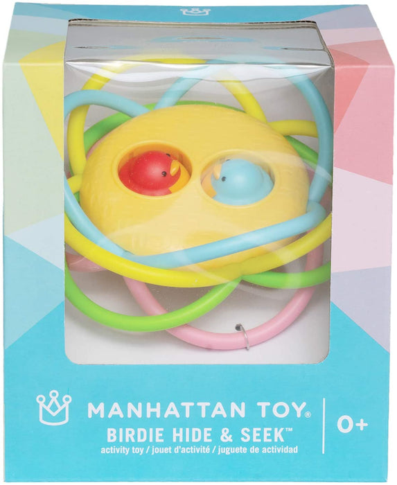 Manhattan Toy Birdie Hide-N-Seek Baby Teething And Sound Activity Toy