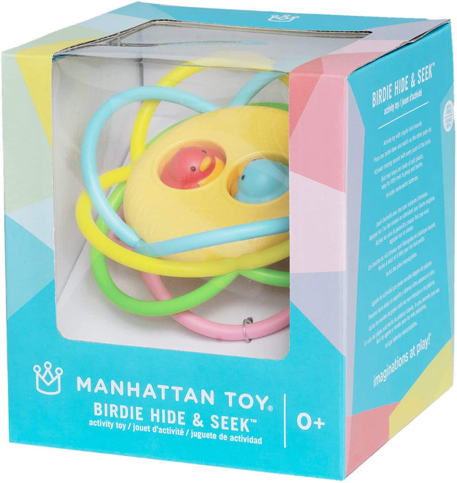 Manhattan Toy Birdie Hide-N-Seek Baby Teething And Sound Activity Toy