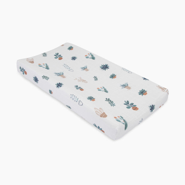 Little Unicorn Cotton Muslin Changing Pad Cover, Prickle Pots